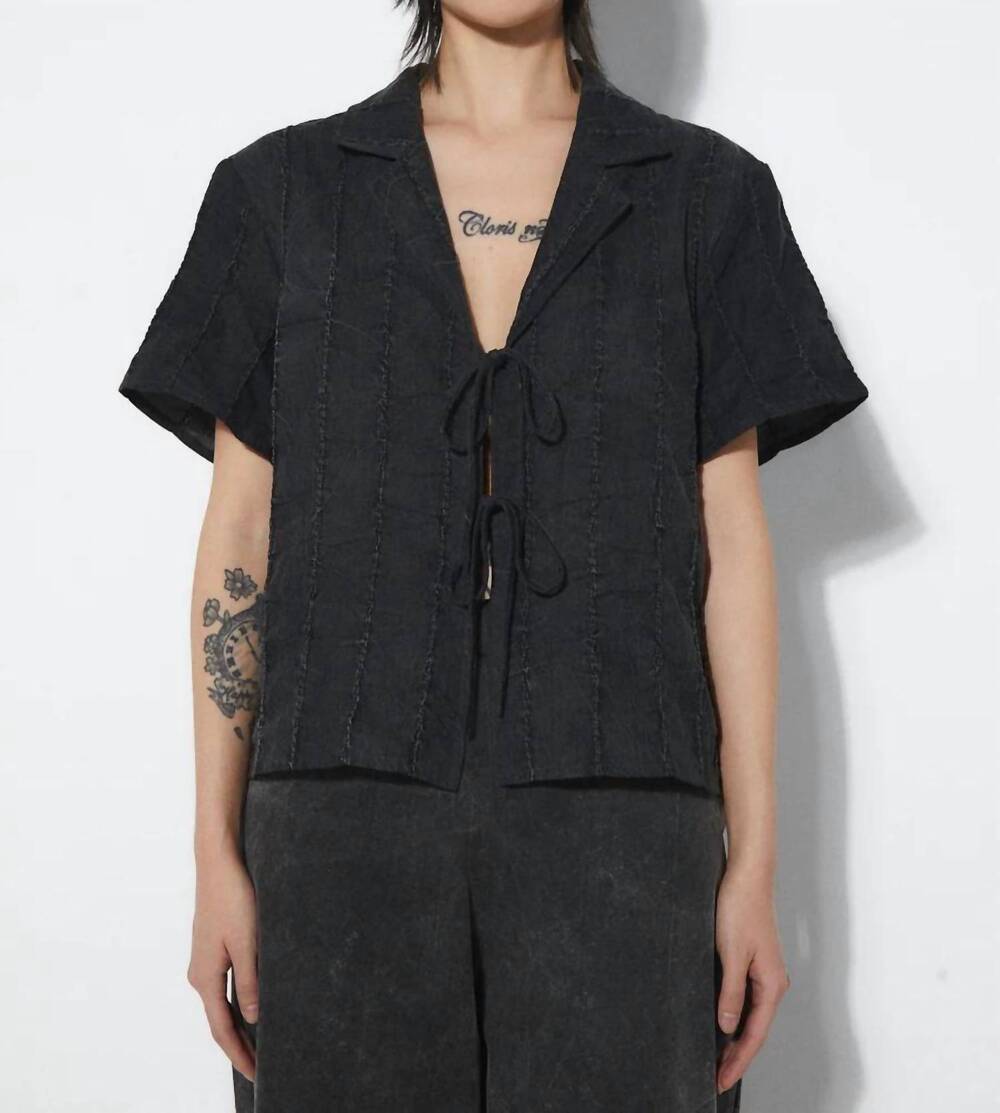 NEW RITA ROW doreen top in vintage black